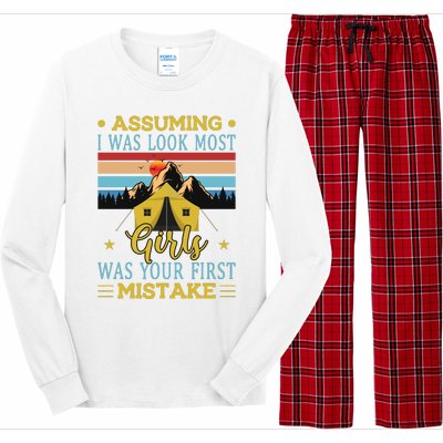 Camping Adventures Graphic Long Sleeve Pajama Set