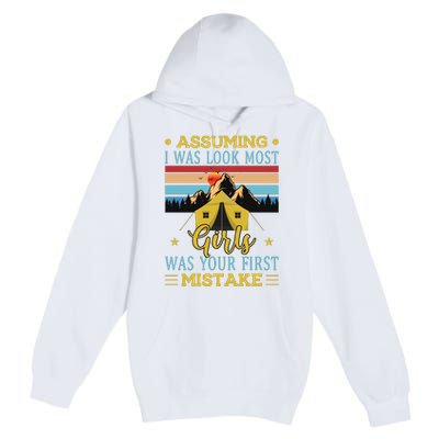 Camping Adventures Graphic Premium Pullover Hoodie