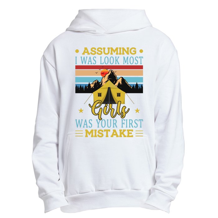 Camping Adventures Graphic Urban Pullover Hoodie