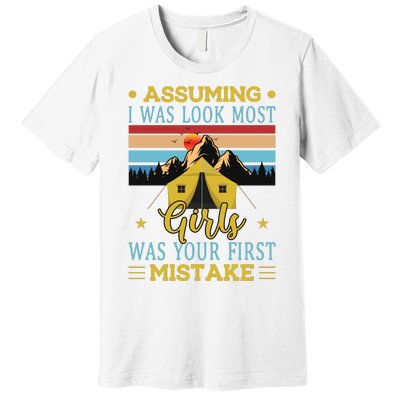 Camping Adventures Graphic Premium T-Shirt