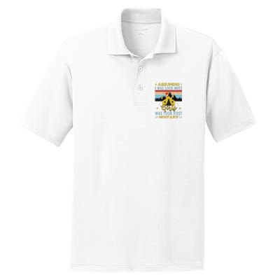 Camping Adventures Graphic PosiCharge RacerMesh Polo