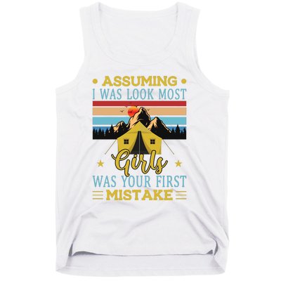 Camping Adventures Graphic Tank Top