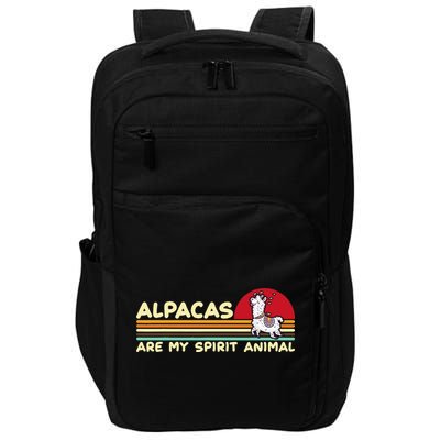 Cute alpaca groups design, alpacas are my spirit animal Impact Tech Backpack