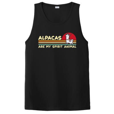 Cute alpaca groups design, alpacas are my spirit animal PosiCharge Competitor Tank