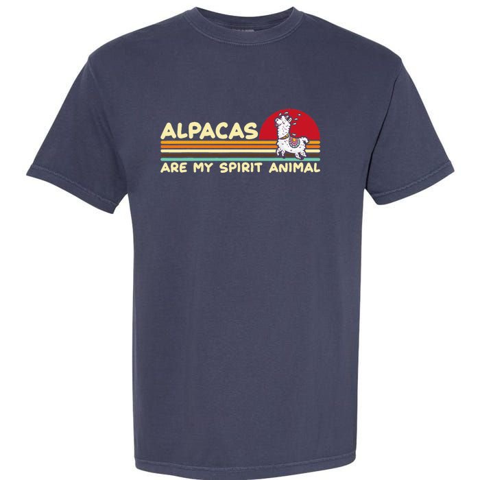 Cute alpaca groups design, alpacas are my spirit animal Garment-Dyed Heavyweight T-Shirt