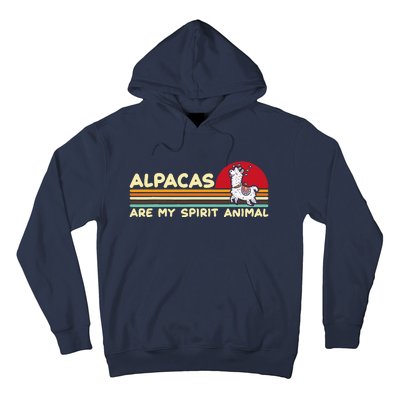 Cute alpaca groups design, alpacas are my spirit animal Hoodie