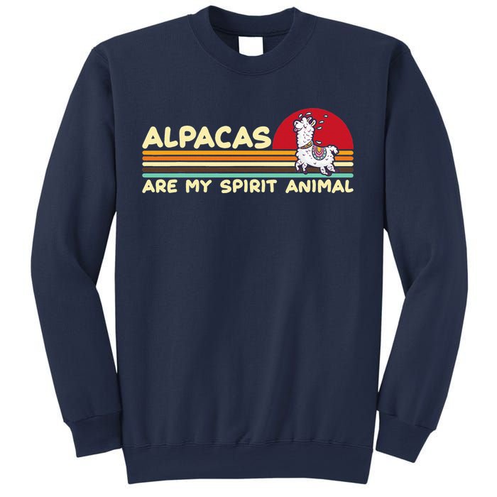 Cute alpaca groups design, alpacas are my spirit animal Sweatshirt