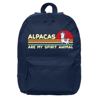 Cute alpaca groups design, alpacas are my spirit animal 16 in Basic Backpack