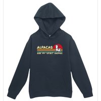 Cute alpaca groups design, alpacas are my spirit animal Urban Pullover Hoodie