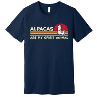 Cute alpaca groups design, alpacas are my spirit animal Premium T-Shirt