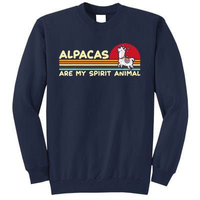 Cute alpaca groups design, alpacas are my spirit animal Tall Sweatshirt