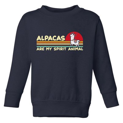 Cute alpaca groups design, alpacas are my spirit animal Toddler Sweatshirt
