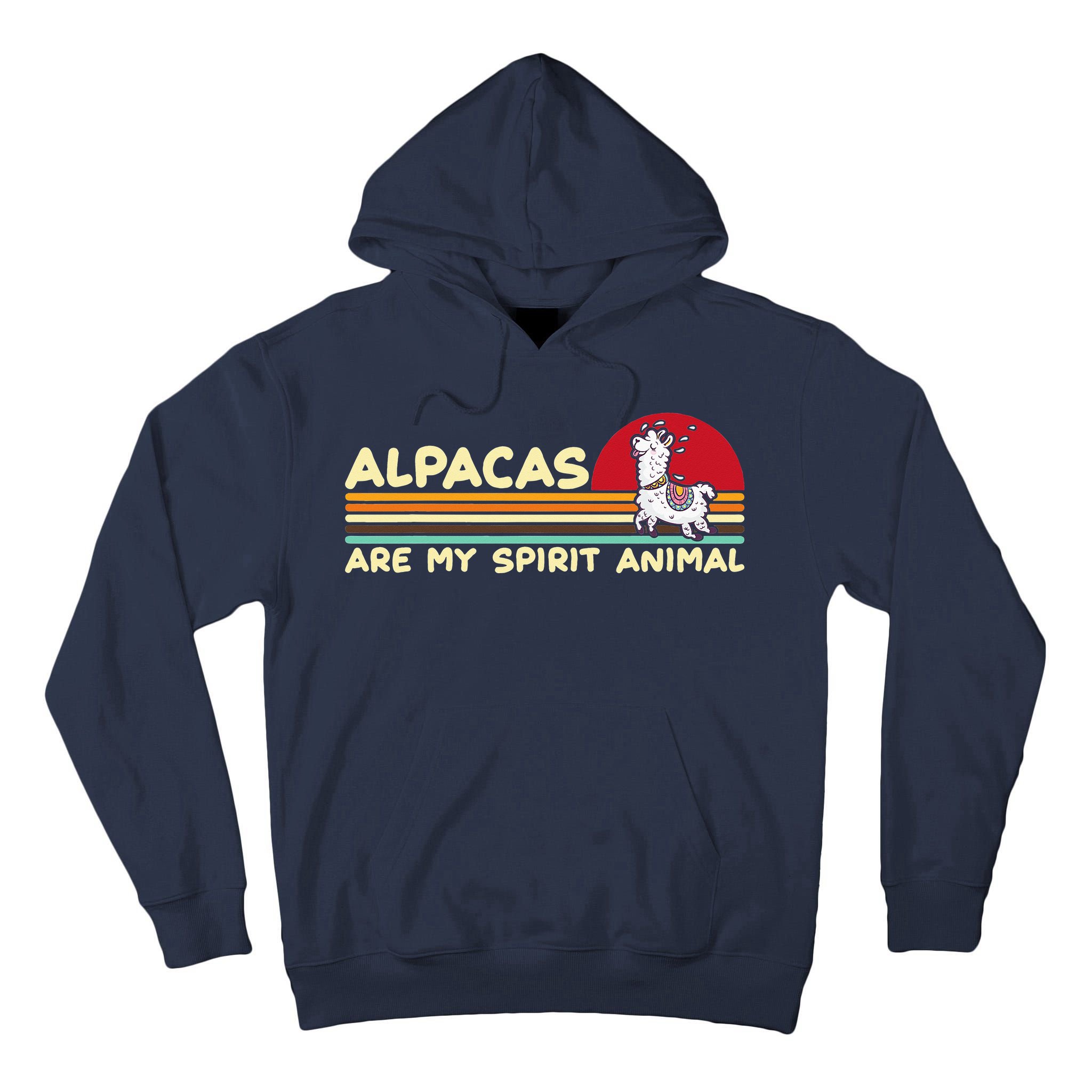 Cute alpaca groups design, alpacas are my spirit animal Tall Hoodie
