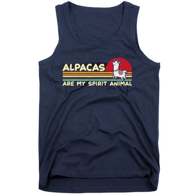 Cute alpaca groups design, alpacas are my spirit animal Tank Top