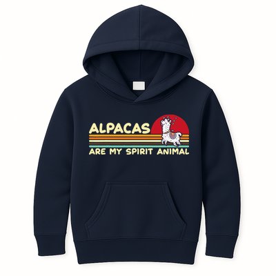 Cute alpaca groups design, alpacas are my spirit animal Kids Hoodie