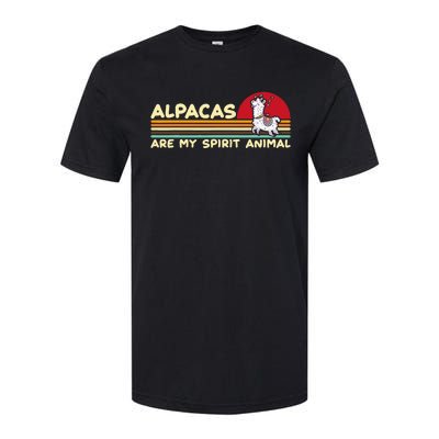 Cute alpaca groups design, alpacas are my spirit animal Softstyle CVC T-Shirt