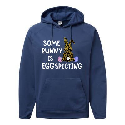 Cute Announcefunny Gift Easter Expecting Pregnant Mom Gift Performance Fleece Hoodie