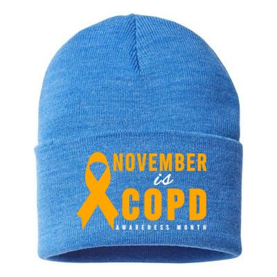 Copd Awareness Gift Meaningful Gift November Is Copd Awareness Month Gift Sustainable Knit Beanie