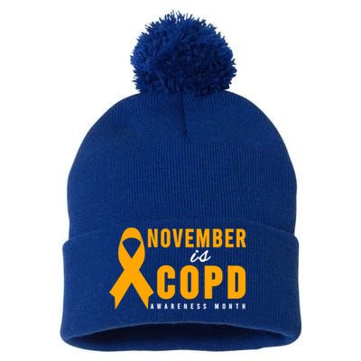 Copd Awareness Gift Meaningful Gift November Is Copd Awareness Month Gift Pom Pom 12in Knit Beanie