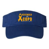 Copd Awareness Gift Meaningful Gift November Is Copd Awareness Month Gift Valucap Bio-Washed Visor