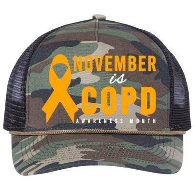 Copd Awareness Gift Meaningful Gift November Is Copd Awareness Month Gift Retro Rope Trucker Hat Cap