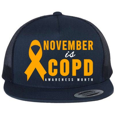 Copd Awareness Gift Meaningful Gift November Is Copd Awareness Month Gift Flat Bill Trucker Hat