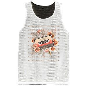 Come And Get Your Love Floral Guardian Music Mesh Reversible Basketball Jersey Tank