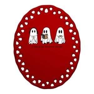 Cute Acotar Ghost A Few Of My Favorite Things Ghosts Ceramic Oval Ornament