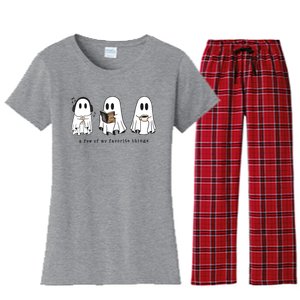 Cute Acotar Ghost A Few Of My Favorite Things Ghosts Women's Flannel Pajama Set