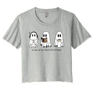 Cute Acotar Ghost A Few Of My Favorite Things Ghosts Women's Crop Top Tee