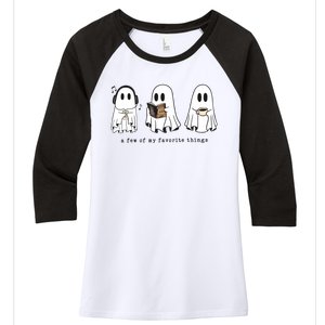 Cute Acotar Ghost A Few Of My Favorite Things Ghosts Women's Tri-Blend 3/4-Sleeve Raglan Shirt