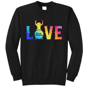 Cardio And Gym Colored Love Cardio Drumming Sweatshirt