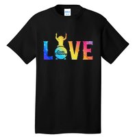 Cardio And Gym Colored Love Cardio Drumming Tall T-Shirt