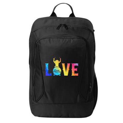 Cardio And Gym Colored Love Cardio Drumming City Backpack