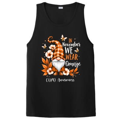 Copd Awareness Gnome In We Wear Orange Women Support PosiCharge Competitor Tank