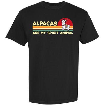 Cute Alpaca Groups Design Alpacas Are My Spirit Animal Garment-Dyed Heavyweight T-Shirt