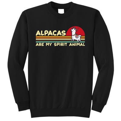 Cute Alpaca Groups Design Alpacas Are My Spirit Animal Sweatshirt