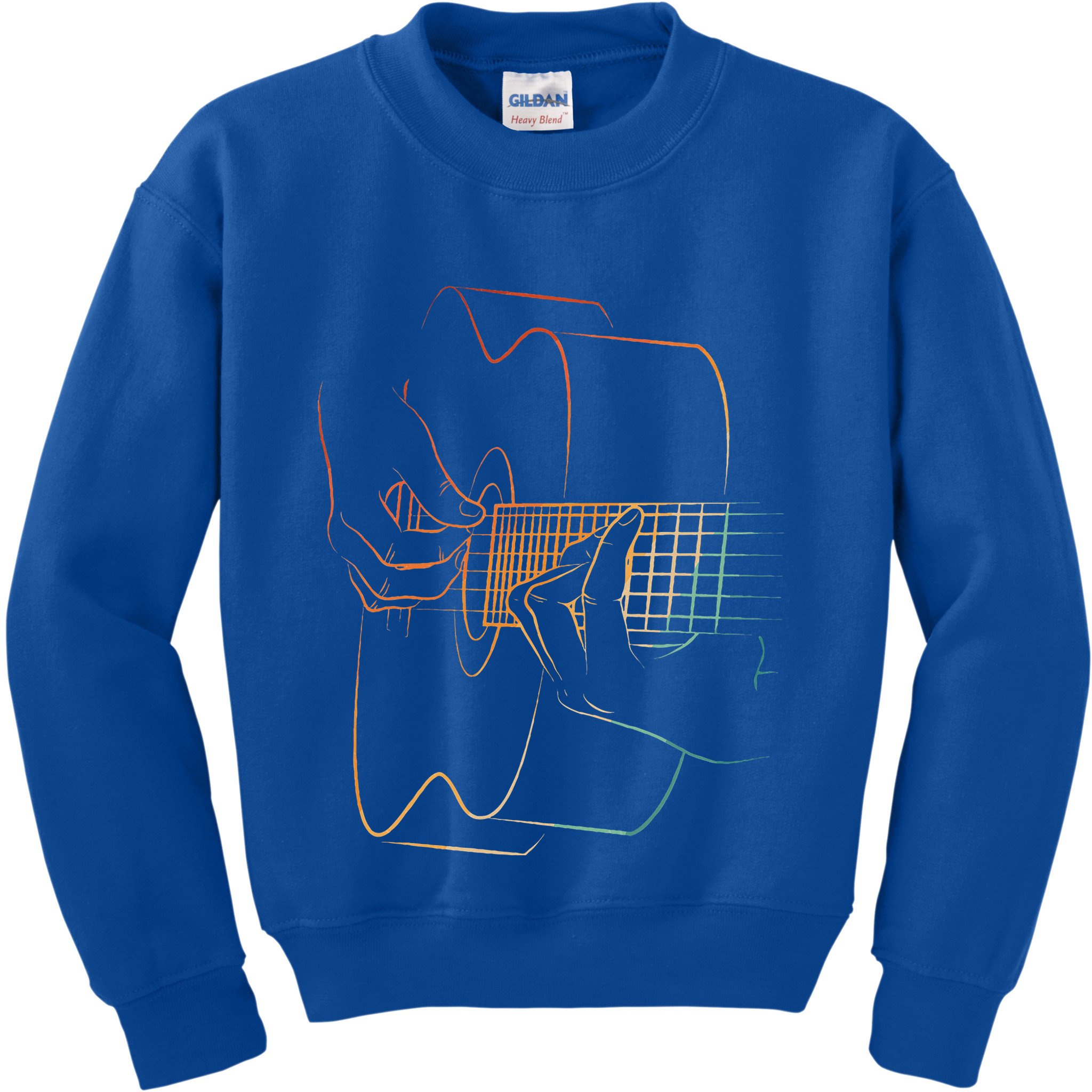 Cool Acoustic Guitar For Acoustic Guitar Player Kids Sweatshirt