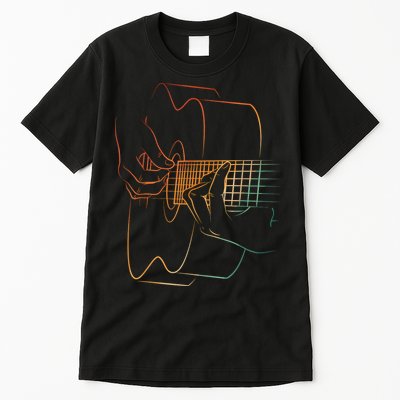 Cool Acoustic Guitar Acoustic Guitar Player Tall T-Shirt