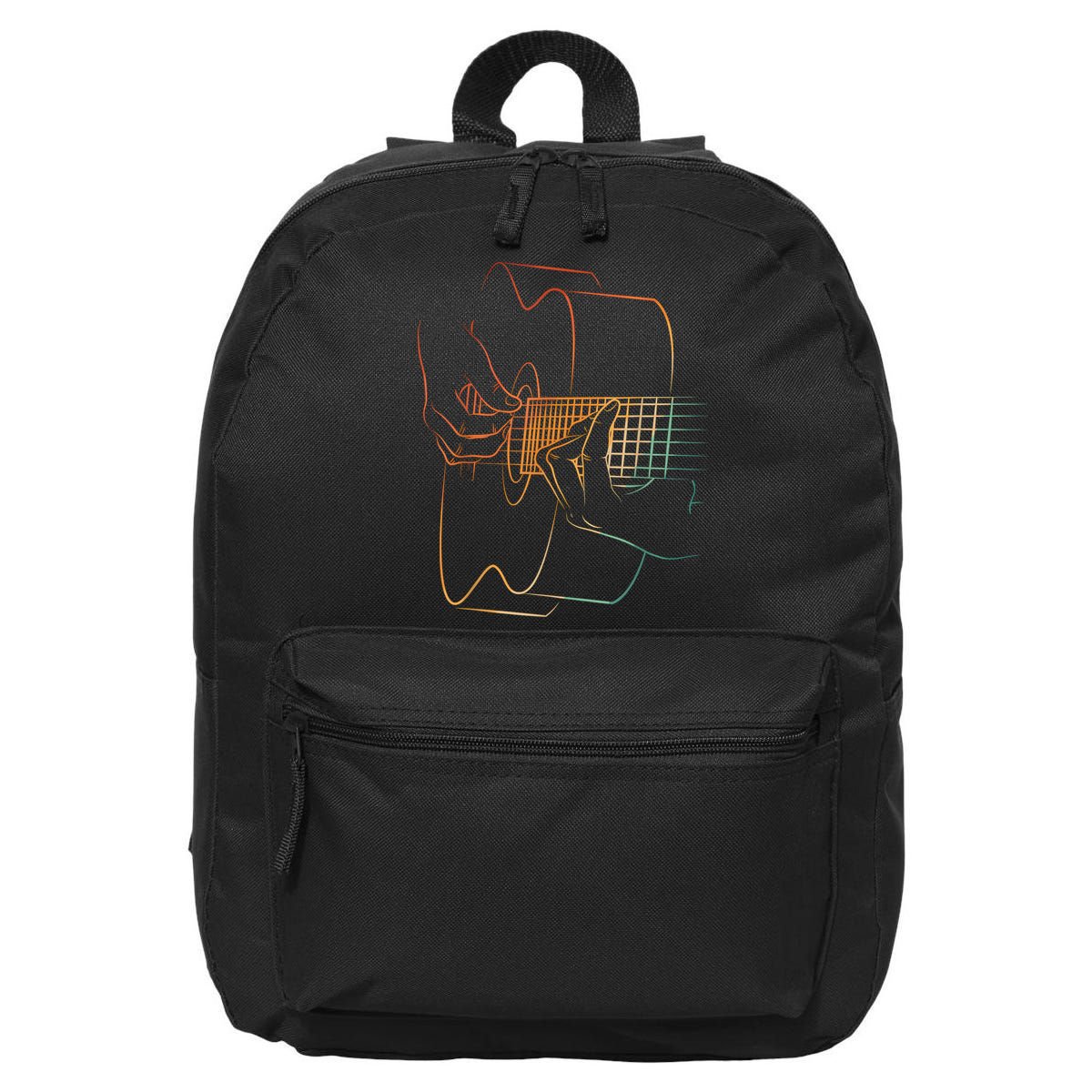 Cool Acoustic Guitar Acoustic Guitar Player 16 in Basic Backpack