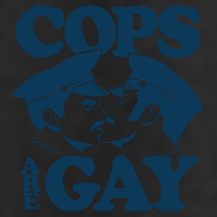 COPS ARE GAY 7 Panel Mesh Trucker Snapback Hat