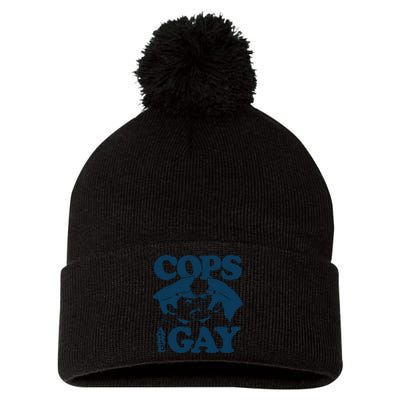 COPS ARE GAY Pom Pom 12in Knit Beanie