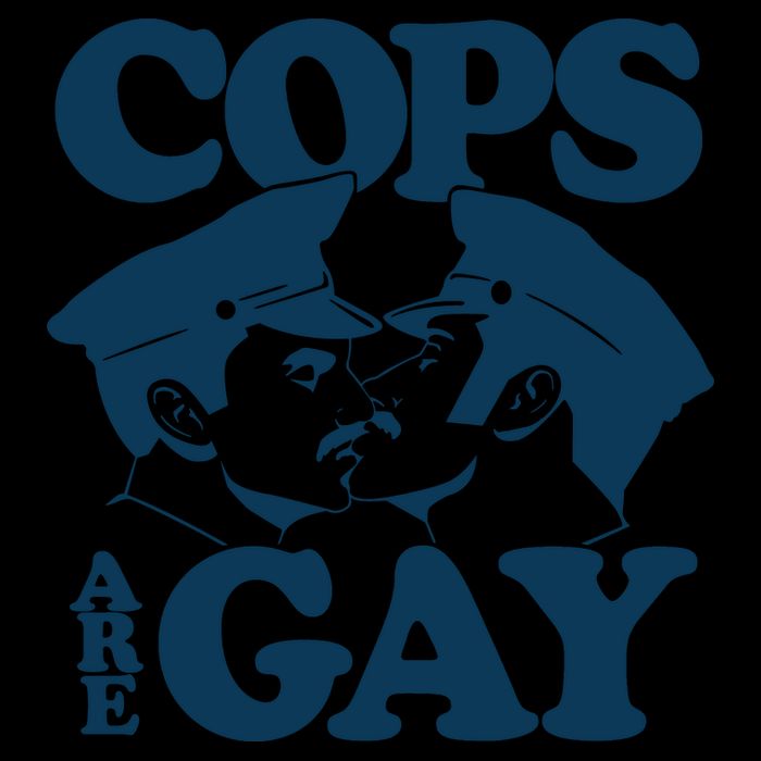 COPS ARE GAY Zip Tote Bag