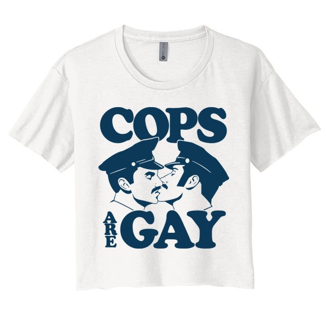 COPS ARE GAY Crop Top