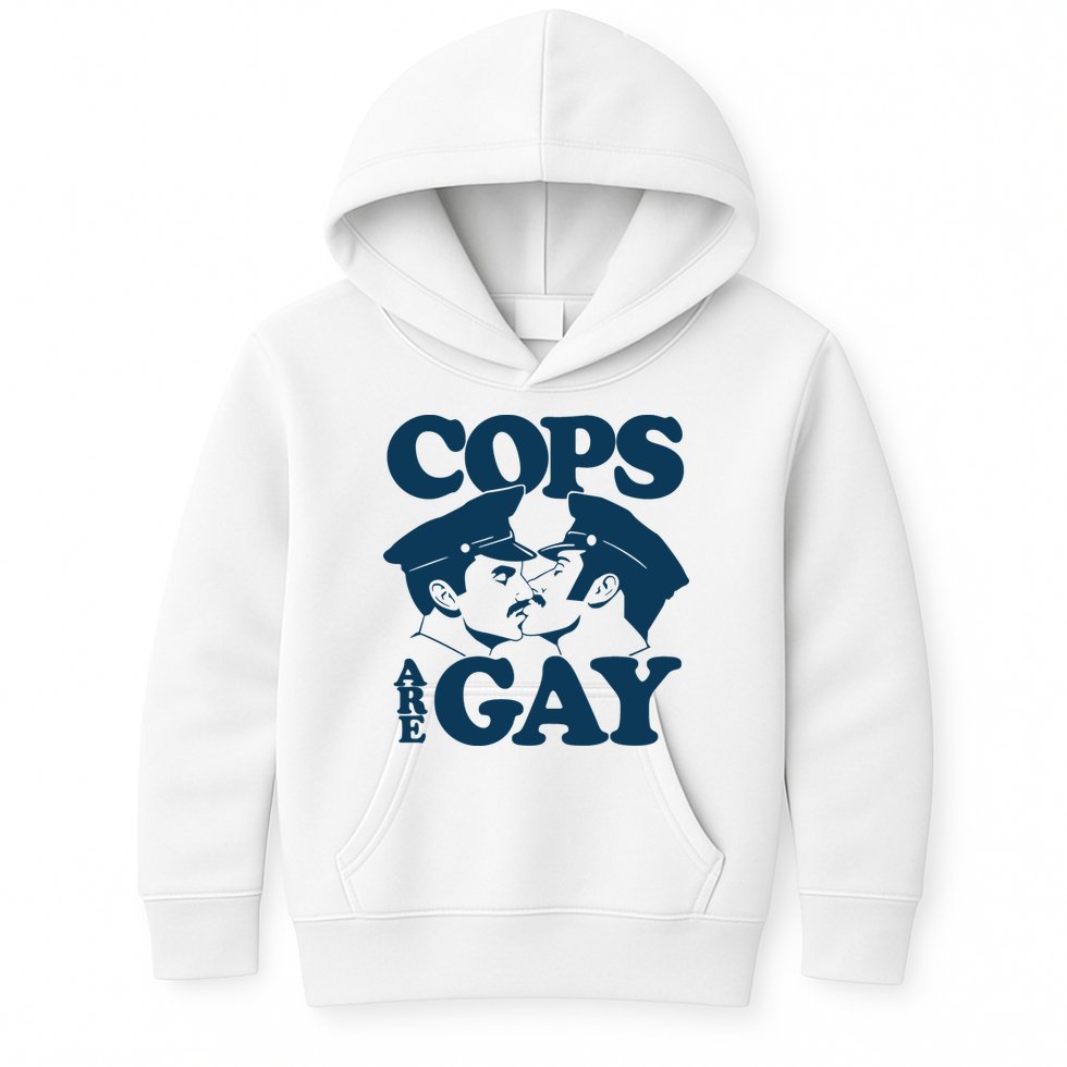 COPS ARE GAY Kids Hoodie