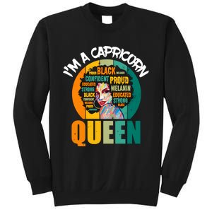 Capricorn Afro Girl Queen Facts Black History Month Black Proud Sweatshirt