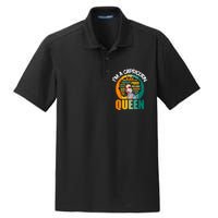 Capricorn Afro Girl Queen Facts Black History Month Black Proud Dry Zone Grid Polo