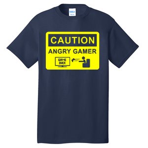 Caution Angry Gamer Tall T-Shirt