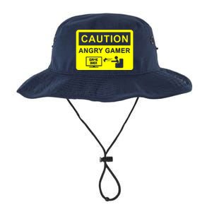 Caution Angry Gamer Legacy Cool Fit Booney Bucket Hat