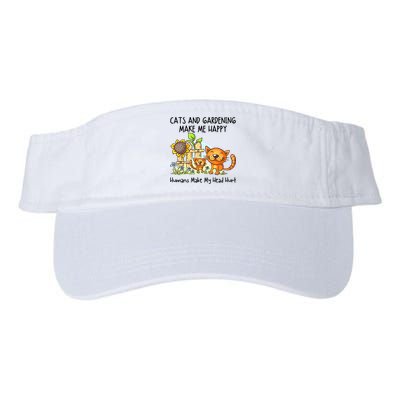 Cats And Gardening Make Me Happy Humans Make My Head Hurt Visor